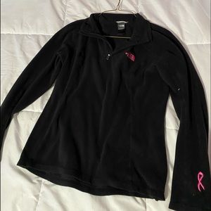 COPY - Black north face breast cancer awareness j…